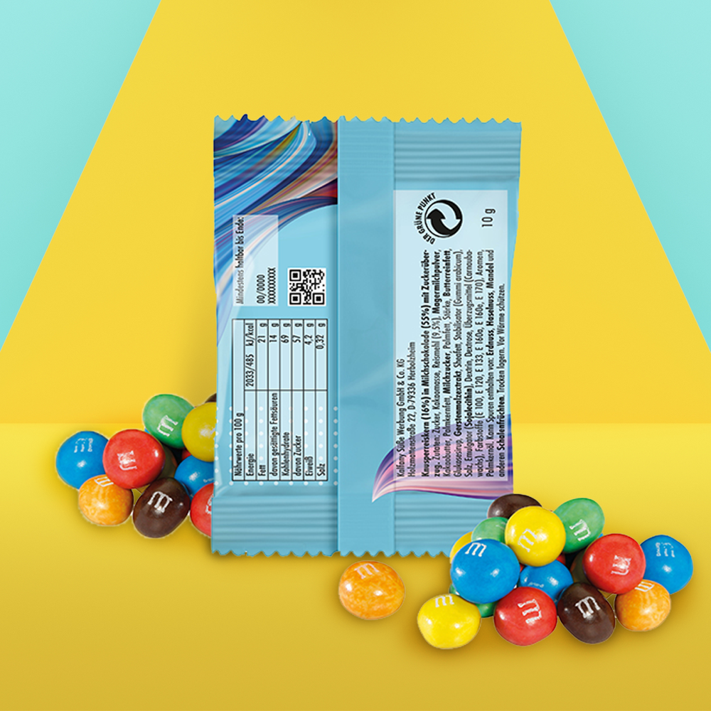 M&M's® Crispy Packet - Logo gifts from Pagerr