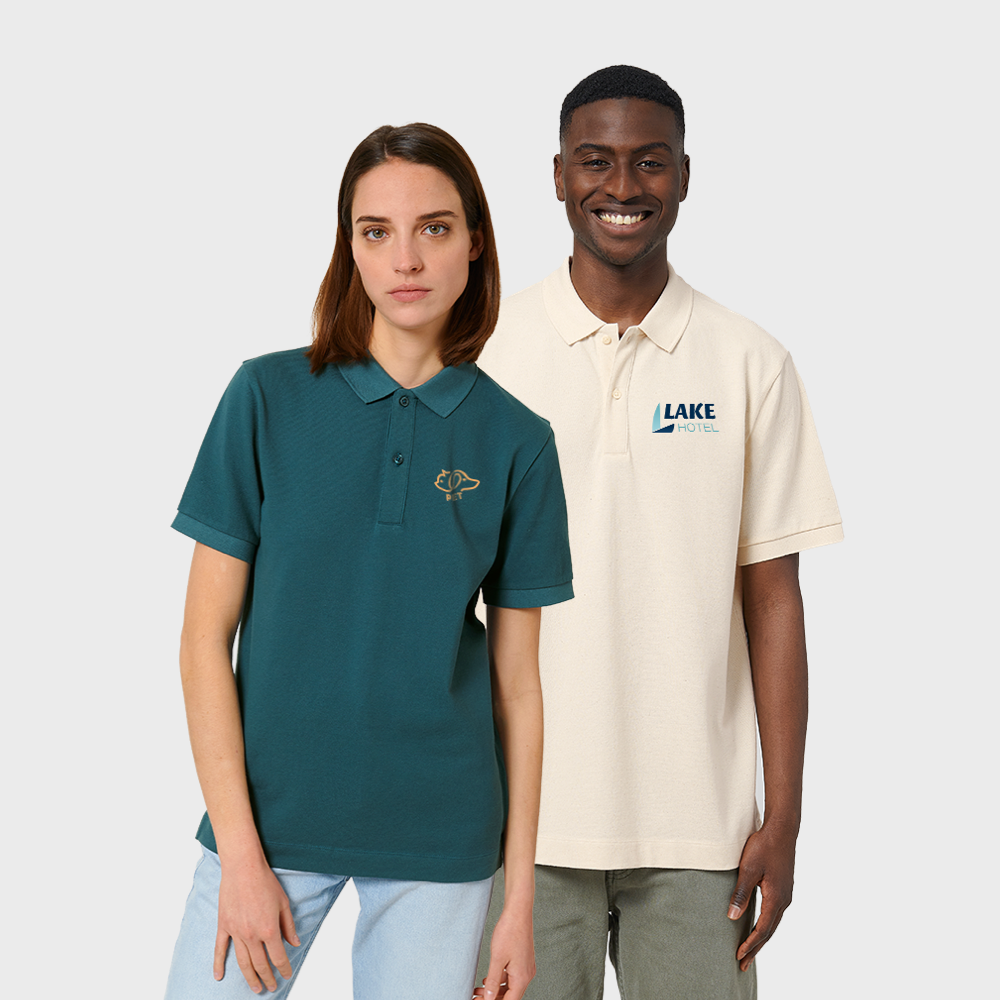 Sustainable Heavy Polo Shirt - Logo gifts from Pagerr