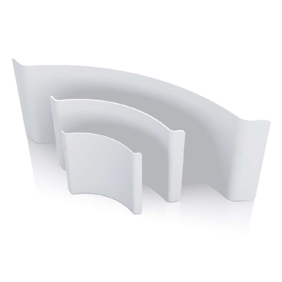 Curved Stretch Wall with Bent Corners - Print with Pagerr