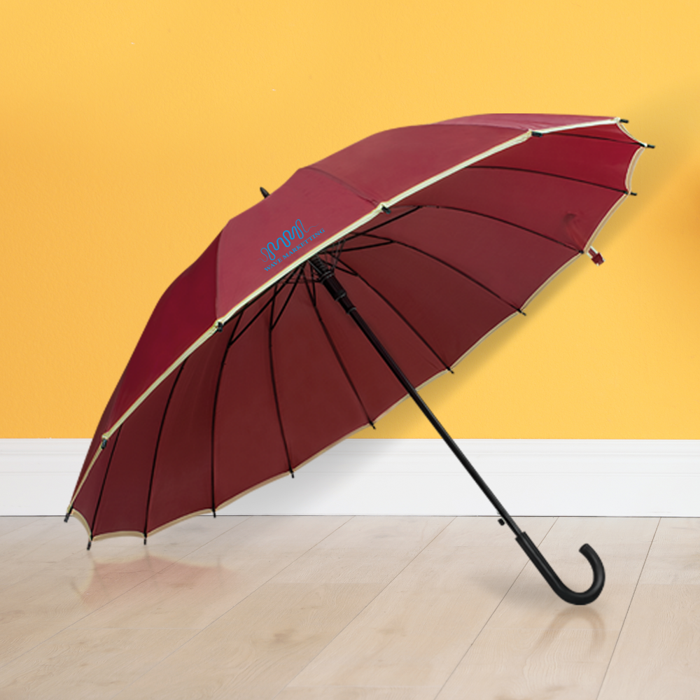 Wooden Umbrella with 16 Ribs - Customized logo gifts from Pagerr
