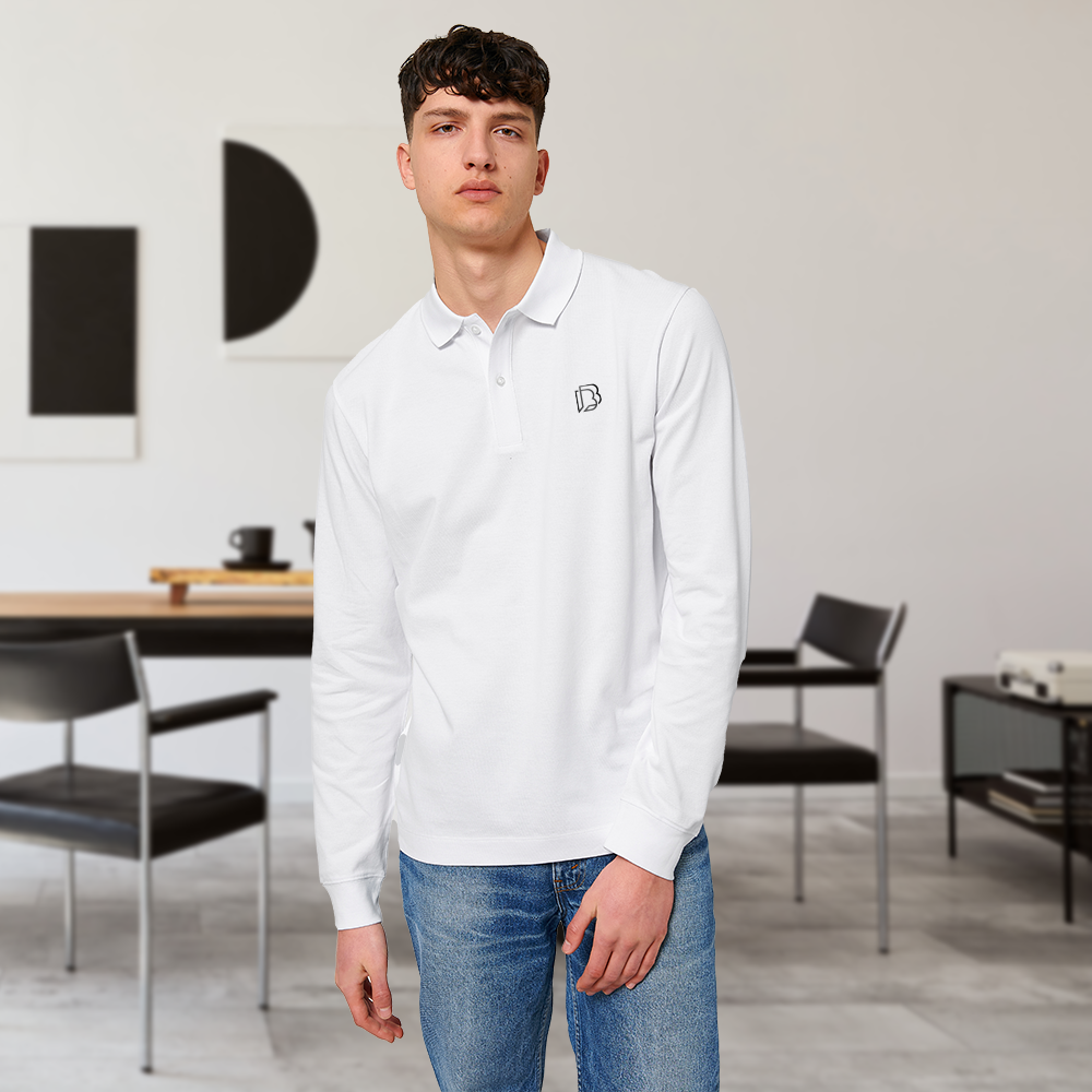 Sustainable Long Sleeve Polo Shirt - Logo gifts from Pagerr