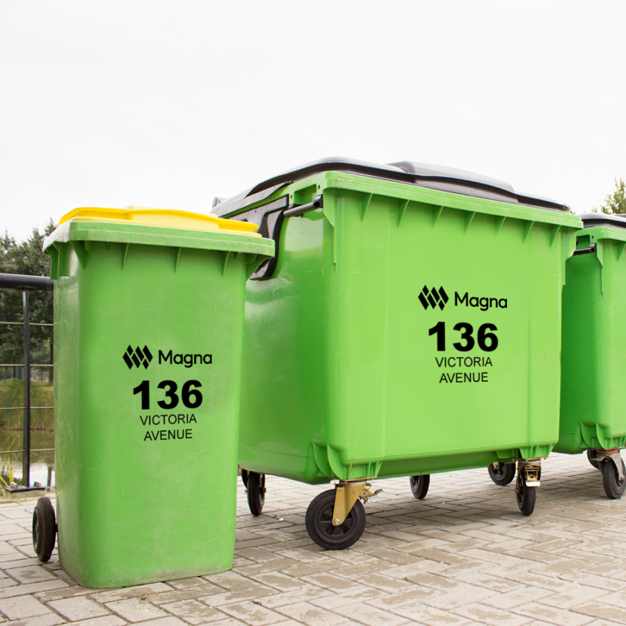 Wheelie Bin Stickers - Compare and print with Pagerr
