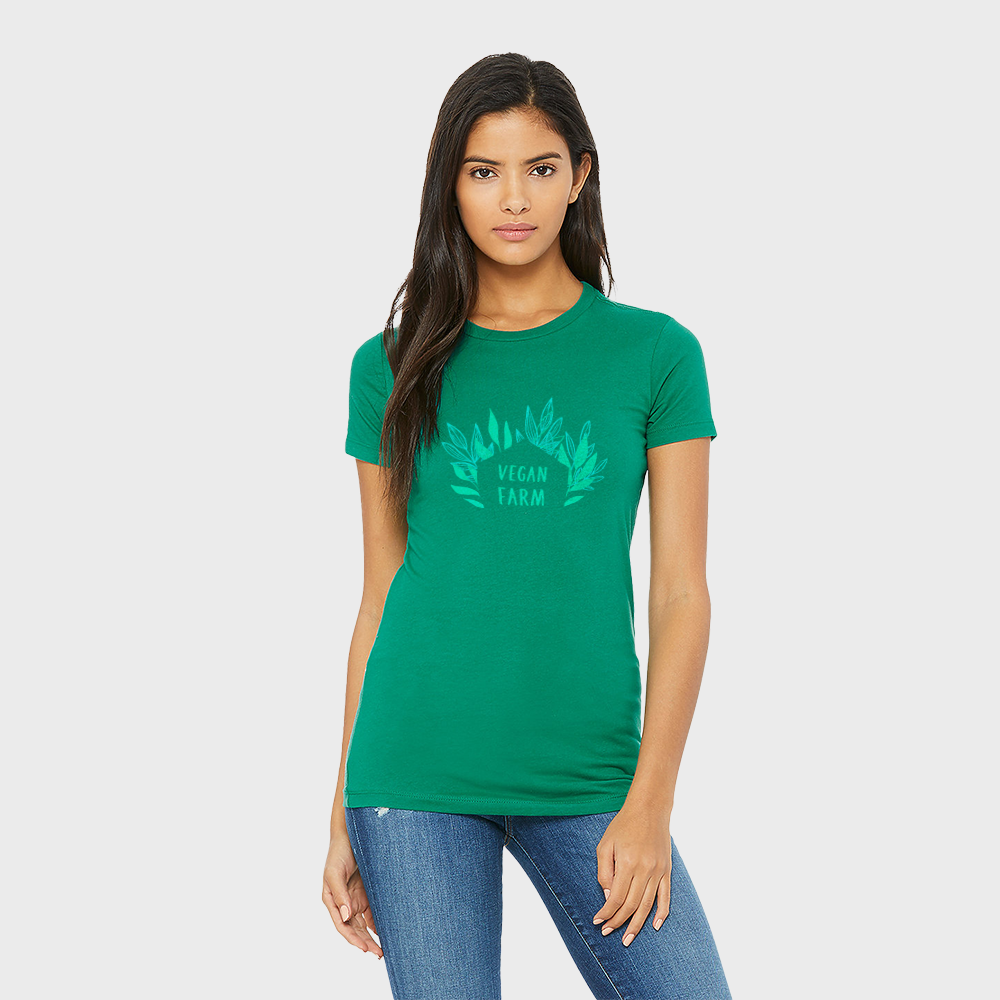 Sustainable Women's Slim-Fit T-shirt - Logo apparel from Pagerr