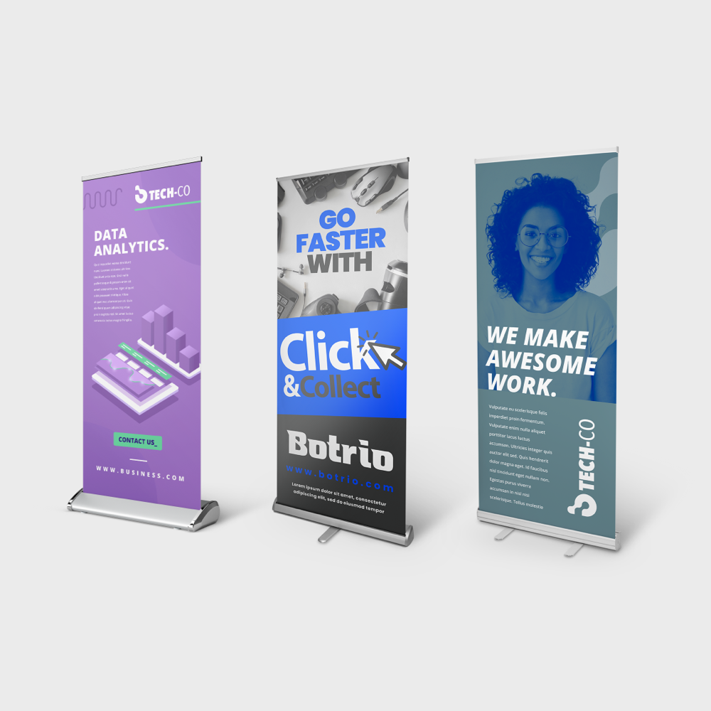 Roller Banners Printing - Best quotes with Pagerr market