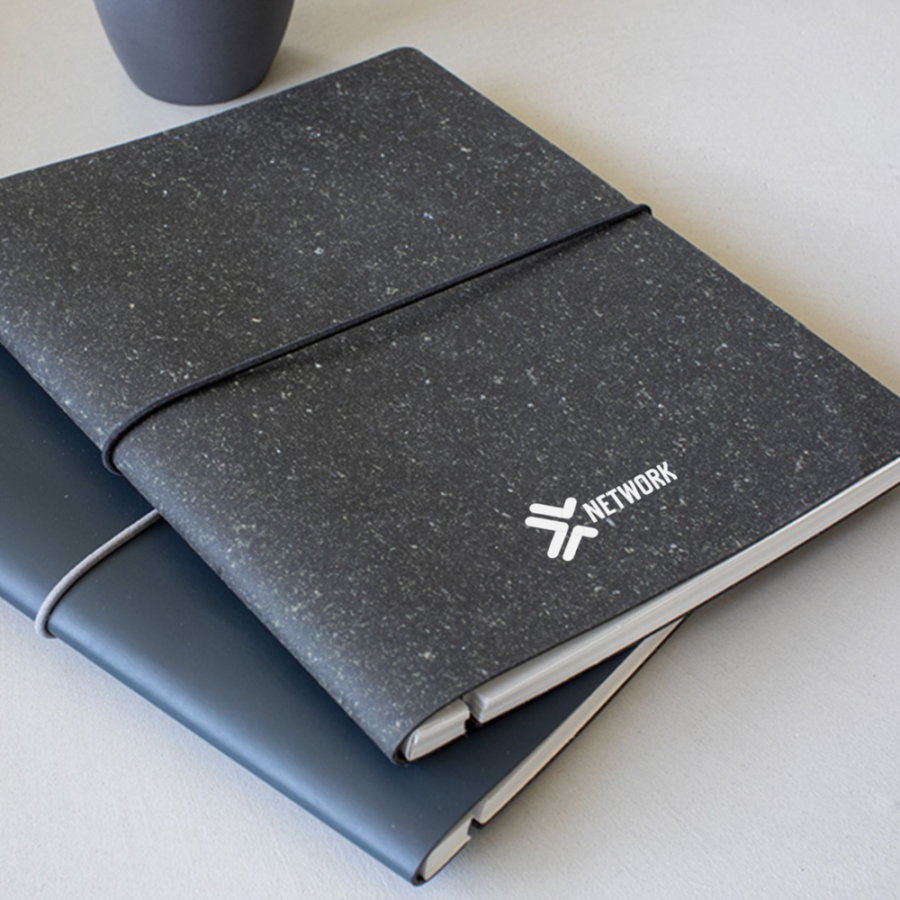 Notebook A5 Recycled Leather Cover - Compare and print with Pagerr